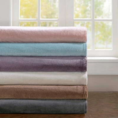 Madison Park Microlight Plush Bed Blanket 7 Madison Park Microlight Plush Bed Blanket - Image 5