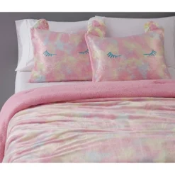 Rainbow Sweetie Comforter Set Pink - My World