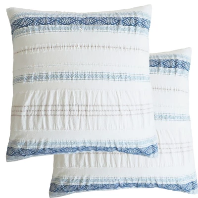 Pickford Blue Euro Sham Set Of 2 - Levtex Home 3 Pickford Blue Euro Sham Set Of 2 - Levtex Home