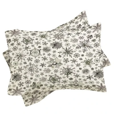 Winter Stars Snowflakes Comforter Set - Deny Designs 4 Winter Stars Snowflakes Comforter Set - Deny Designs - Image 2