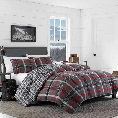 Willow Plaid Reversible Comforter Set - Eddie Bauer 4 Willow Plaid Reversible Comforter Set - Eddie Bauer - Image 2