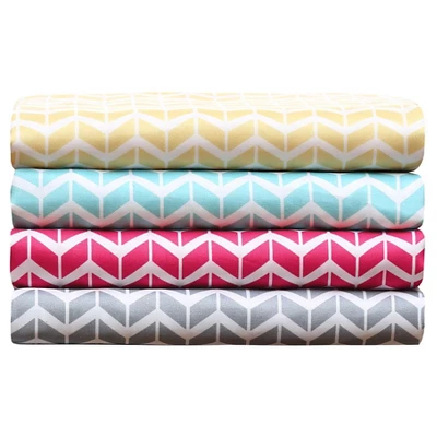 Chevron Printed Microfiber Sheet Set 3 Chevron Printed Microfiber Sheet Set