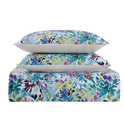 Queen 3pc Dahlia Duvet Set - Christian Siriano 4 Queen 3pc Dahlia Duvet Set - Christian Siriano - Image 2