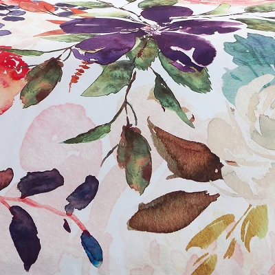 Philena Bed In A Bag Comforter Set White/Pink/Purple - Chic Home Design 10 Philena Bed In A Bag Comforter Set White/Pink/Purple - Chic Home Design - Image 8