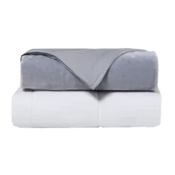 Crystal Reversible 15lbs Weighted Blanket With Removable Cover - DreamLab
