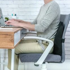 ErgoFoam Lumbar Support Pillow For Chair - Premium Breathable Mesh Back Support For Office Chair - Most Comfortable Lumbar Cushion -Bedding Shop GUEST c6a89b18 af77 43c4 ba6a 8cdd095b2f6e