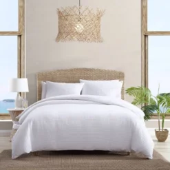 Basketweave 100% Cotton Duvet Set White - Tommy Bahama 21 Basketweave 100% Cotton Duvet Set White - Tommy Bahama -Bedding Shop GUEST c7adb77e 83fe 4f38 943f 102b07b00aa2 1