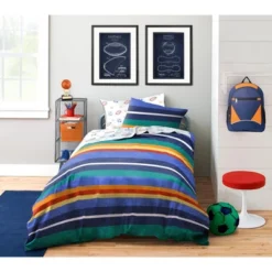 Saturday Park Vintage Stripe 100% Organic Cotton Duvet Cover & Sham Set -Bedding Shop GUEST c878c4f5 80e2 4ceb af34 8ecae4d3bdd9