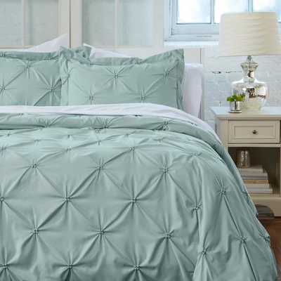 Great Bay Home Analia Brushed Microfiber Pintuck Duvet Cover Set 4 Great Bay Home Analia Brushed Microfiber Pintuck Duvet Cover Set - Image 2