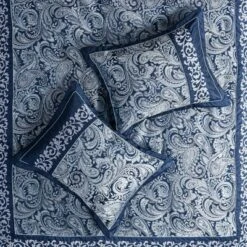 Martha Jacquard Comforter Set Navy - Madison Park -Bedding Shop GUEST cecc0e37 40e1 42a9 9afd 97ba69bb65fc