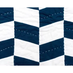 Carol & Frank 26" X 26" Herringbone Patch Indigo Euro Sham -Bedding Shop GUEST cf8a3881 ca2d 4d23 b6ad 46e625dfa194