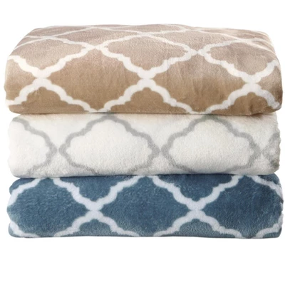 Great Bay Home Printed Velvet Plush Warm And Cozy Fleece Sheet Set 8 Great Bay Home Printed Velvet Plush Warm And Cozy Fleece Sheet Set - Image 6