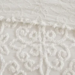 White Amber Cotton Chenille Bedspread Set 9 White Amber Cotton Chenille Bedspread Set -Bedding Shop GUEST cfb5593f a5c7 444e 84f3 fe28a88ada11