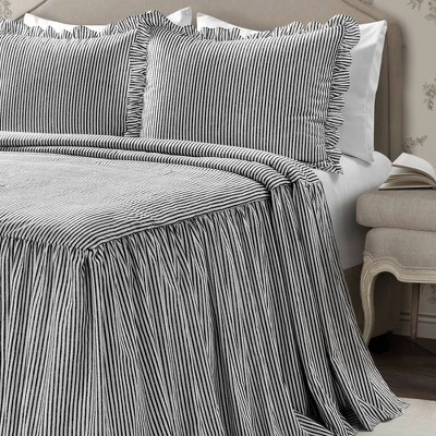 Ticking Stripe Bedspread - Lush Décor 3 Ticking Stripe Bedspread - Lush Décor