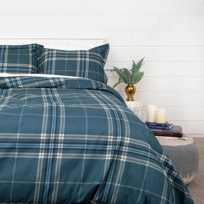 Southshore Fine Living Vilano Plaid Oversized Ultra-soft Duvet Cover Set With Shams 3 Southshore Fine Living Vilano Plaid Oversized Ultra-soft Duvet Cover Set With Shams