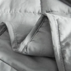 48"x72" 100% Cotton 20lbs Weighted Blanket Silver Gray - Pur Serenity -Bedding Shop GUEST d0b003fd 47c3 4452 abae 79682e8228c6