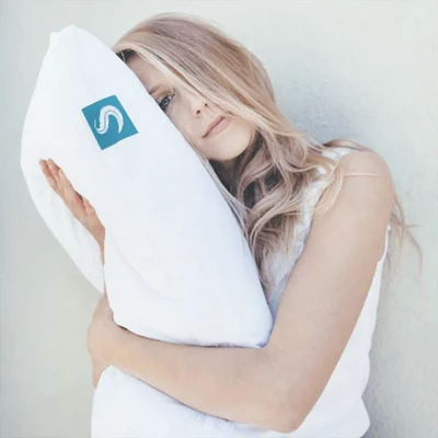 Contour Sleepgram Bed Support Adjustable Hypoallergenic Cool Sleeping Loft Soft Pillow With Removeable Microfiber Cover, Queen Size, White (2 Pack) 4 Contour Sleepgram Bed Support Adjustable Hypoallergenic Cool Sleeping Loft Soft Pillow With Removeable Microfiber Cover, Queen Size, White (2 Pack) - Image 2