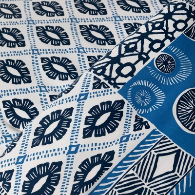 Southshore Fine Living Global Patch Oversized Reversible Duvet Cover Set With Shams 7 Southshore Fine Living Global Patch Oversized Reversible Duvet Cover Set With Shams - Image 5