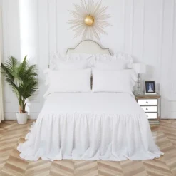C&F Home Ruffled Standard Pillowcase White -Bedding Shop GUEST d5ebe199 bab6 4ba7 9b8f 44e2580632d6