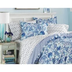 Blue Brooke Duvet Cover Set - POPPY & FRITZ® -Bedding Shop GUEST d5ef01ef e458 4587 9942 4988cf35f2d0