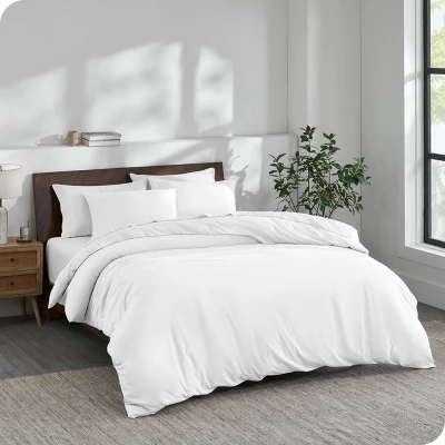 Organic Cotton Jersey Duvet Cover Set By Bare Home 7 Organic Cotton Jersey Duvet Cover Set By Bare Home - Image 5