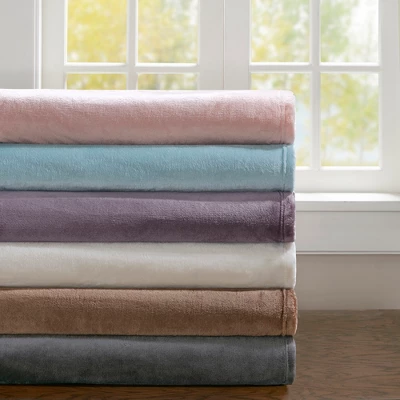 Madison Park Microlight Plush Bed Blanket 5 Madison Park Microlight Plush Bed Blanket - Image 3