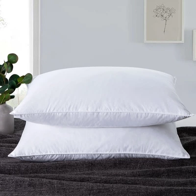 Peace Nest Bed Feather Pillow Set Of 2 8 Peace Nest Bed Feather Pillow Set Of 2 - Image 6