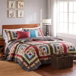 Colorado Lodge Quilt Set 5-Piece Multicolor By Greenland Home Fashions -Bedding Shop GUEST dda13ed8 f113 4427 9b1e 012874df5bb5