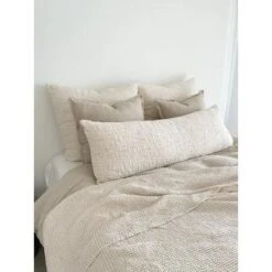 Ivory & Taupe Cotton Waffle Weave Bed Blanket - Anaya 14 Ivory & Taupe Cotton Waffle Weave Bed Blanket - Anaya -Bedding Shop GUEST de84a9b8 812b 442f beb5 27cdcf381d6f