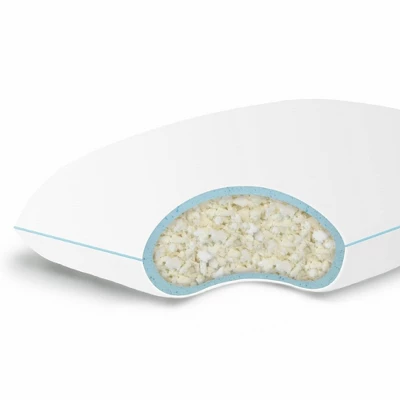 Essentials Gel Infused Shredded Memory Foam Bed Pillow - Linenspa 8 Essentials Gel Infused Shredded Memory Foam Bed Pillow - Linenspa - Image 6