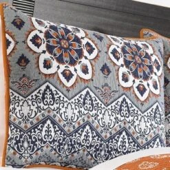 Ruffled Sham Standard 20in X 26in White By Greenland Home Fashion