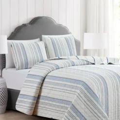Market & Place Sofia Striped Reversible Quilt Set -Bedding Shop GUEST e62a6b81 a0dd 48ea b806 3add092d98e8
