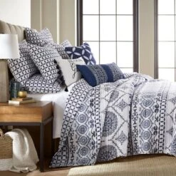 Euro 2pc Valentina Sham Set Navy - Homthreads -Bedding Shop GUEST e7f57290 97fc 4268 9ee9 b43a775d196b