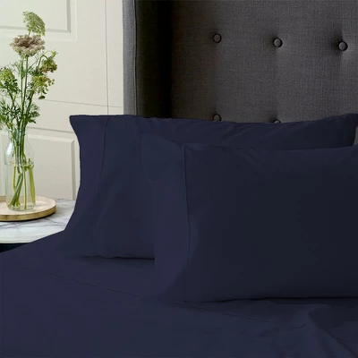 Color Sense 100% Cotton Cool & Crisp Percale Weave Pillowcases 4 Color Sense 100% Cotton Cool & Crisp Percale Weave Pillowcases - Image 2