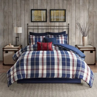 Woolrich Ryland Oversized Plaid Print Comforter Set 3 Woolrich Ryland Oversized Plaid Print Comforter Set