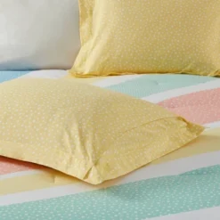 Erin Rainbow Sunburst Reversible Cotton Comforter Set Yellow -Bedding Shop GUEST ea3ffde2 acb4 435d 8c1b dc71f8f7643a