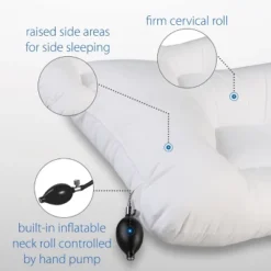 Core Products Tri-Core Air Adjustable Pillow- Inflatable Cervical Neck Support -Bedding Shop GUEST ebb38c37 e08f 49a0 b358 35413f600fa1