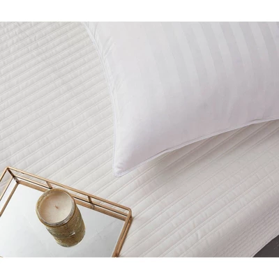 Supreme Cotton Damask Down Pillow White - Blue Ridge Home Fashions 4 Supreme Cotton Damask Down Pillow White - Blue Ridge Home Fashions - Image 2