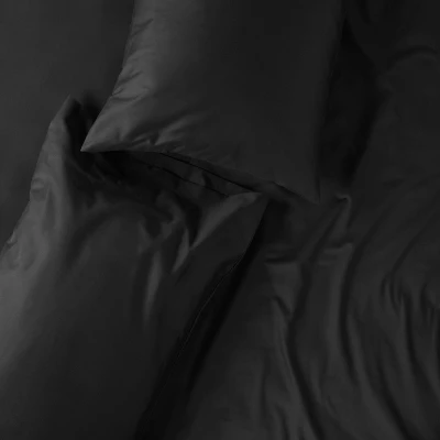 500 Thread Count Washed Supima Sateen Solid Sheet Set - Casaluna™ 4 500 Thread Count Washed Supima Sateen Solid Sheet Set - Casaluna™ - Image 2