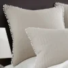 Pom Pom Taupe Euro Sham - Levtex Home -Bedding Shop GUEST eec927ab e7fe 4bb3 a9da b8ff53265a30