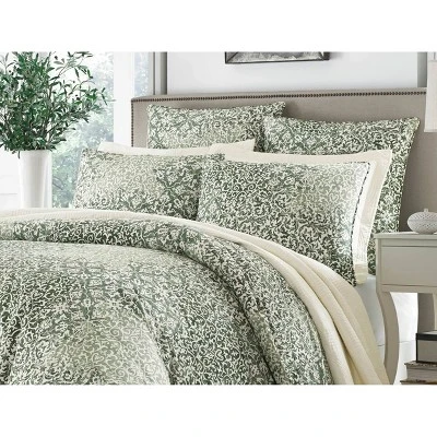 Abingdon Comforter Set Green - Stone Cottage 4 Abingdon Comforter Set Green - Stone Cottage - Image 2
