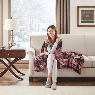 60" X 70" Oversized Electric Plush Throw Blanket 5 60" X 70" Oversized Electric Plush Throw Blanket - Image 3