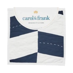 Carol & Frank 26" X 26" Herringbone Patch Indigo Euro Sham -Bedding Shop GUEST f11455bd 18ca 4642 b171 6277b54c8c0f