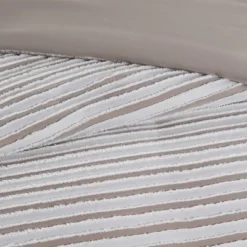 Madison Park 3pc River Clipped Jacquard Duvet Cover Set Off-White -Bedding Shop GUEST f149ab85 d96e 4756 93be f52ec0761ae8