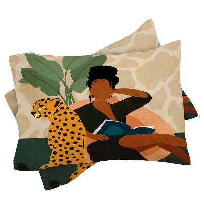 Domonique Brown Stay Home No. 1 Comforter Set - Deny Designs 4 Domonique Brown Stay Home No. 1 Comforter Set - Deny Designs - Image 2