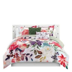 Philena Bed In A Bag Comforter Set White/Pink/Purple - Chic Home Design 16 Philena Bed In A Bag Comforter Set White/Pink/Purple - Chic Home Design -Bedding Shop GUEST f7f414b3 2401 4fd7 a416 d805f4258b34