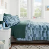 Foster Microfiber Reversible Comforter & Sheets Set Blue/Dark Green - Room Essentials™ -Bedding Shop GUEST f87ca377 0f4f 410c a12c 361a594a813e