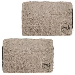 Heated Blanket 2-Pack - USB-Powered Fleece Throw Blankets For Travel, Home, Office, Or Camping - Winter Car Accessories By Stalwart (Gray) -Bedding Shop GUEST f8c4bf52 5885 40e5 aa12 bbddc2b7777a