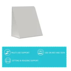 Continental Sleep, Mattress System Bed Wedge Pillow Foam Incline, Heartburn, Legs And Back Support For Acid Reflux, Increases Blood Flow, 24", White -Bedding Shop GUEST f956febf 32d5 49d6 9f8c 0a90d43d212a