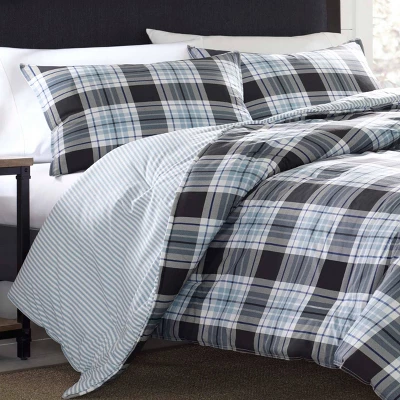Atlantic Blue Lewis Plaid Comforter Set - Eddie Bauer® 5 Atlantic Blue Lewis Plaid Comforter Set - Eddie Bauer® - Image 3